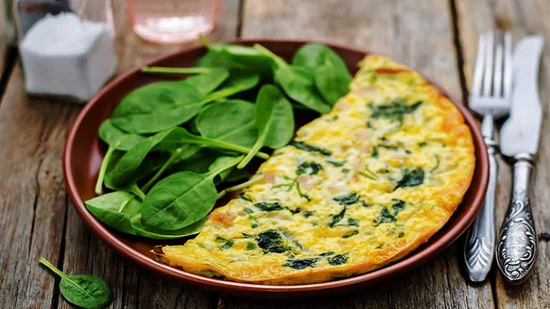 متخصص تغذیه تهران | رژیم آنلاین تهران | املت اسفناج
